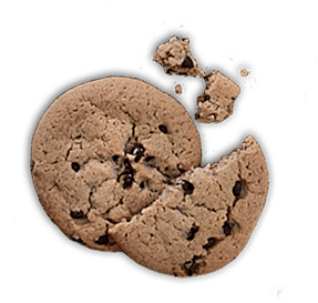crumbled cookies